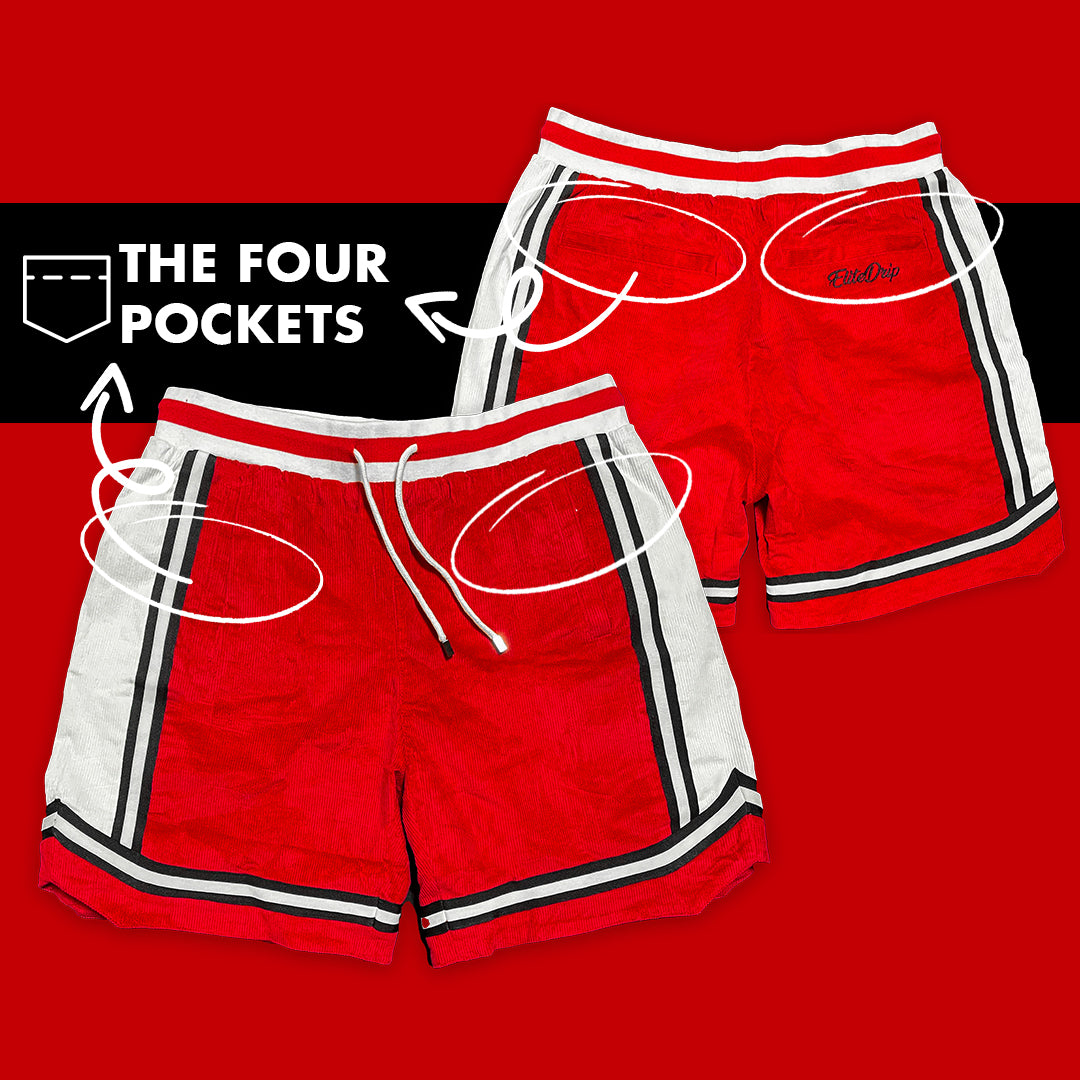 Corduroy Basketball Shorts