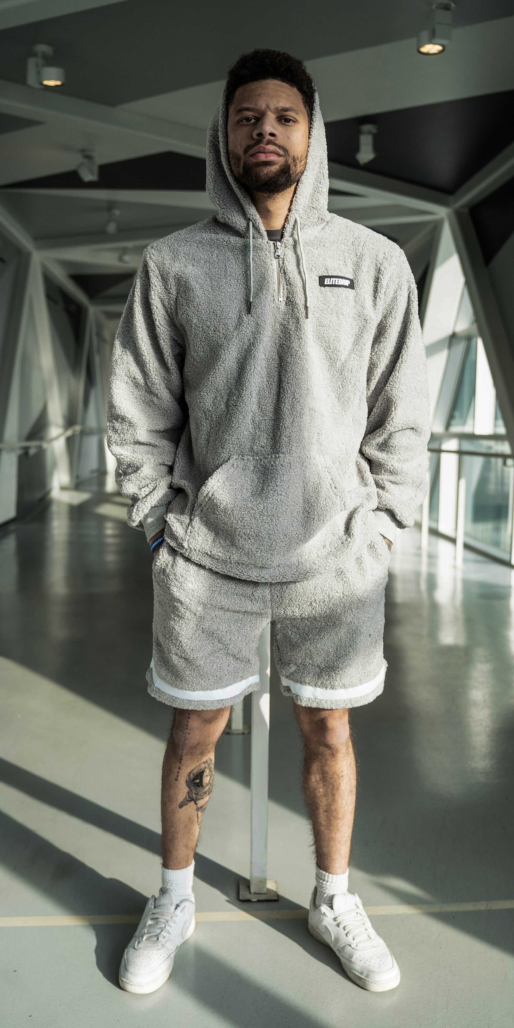 COZY GREY SHORTS
