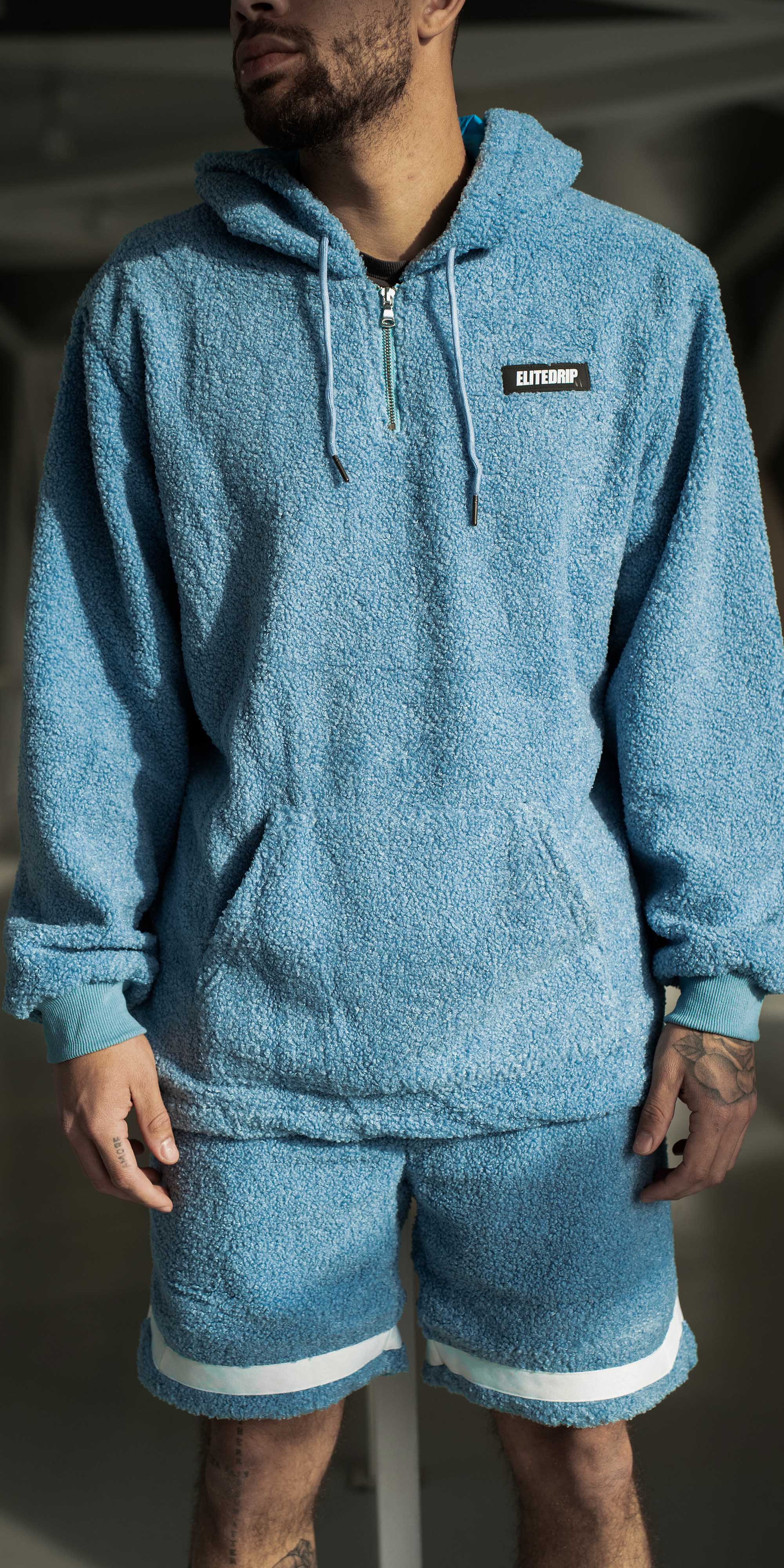 COZY BLUE SHORTS - EliteDrip