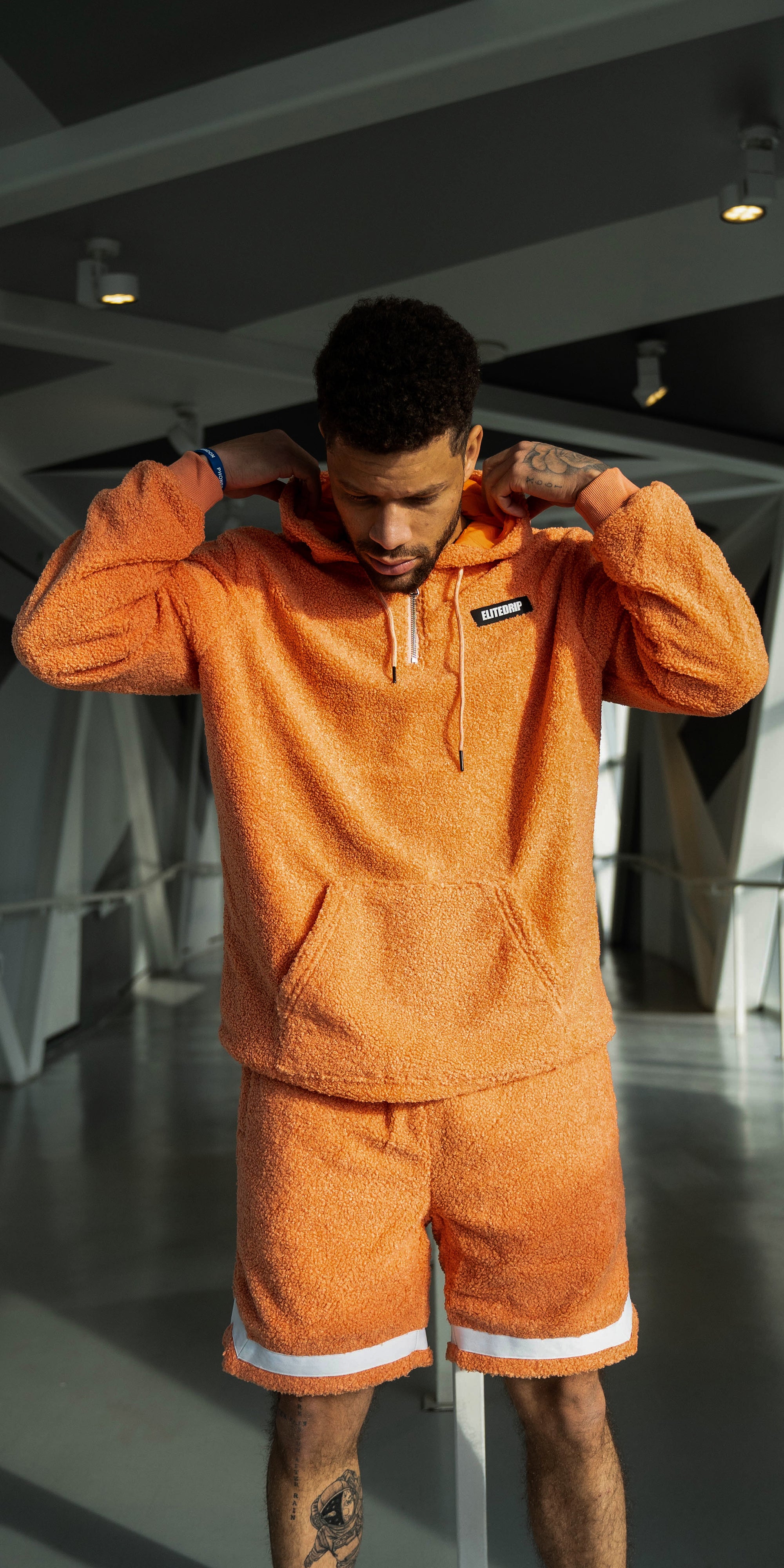 COZY ORANGE SHORTS - EliteDrip