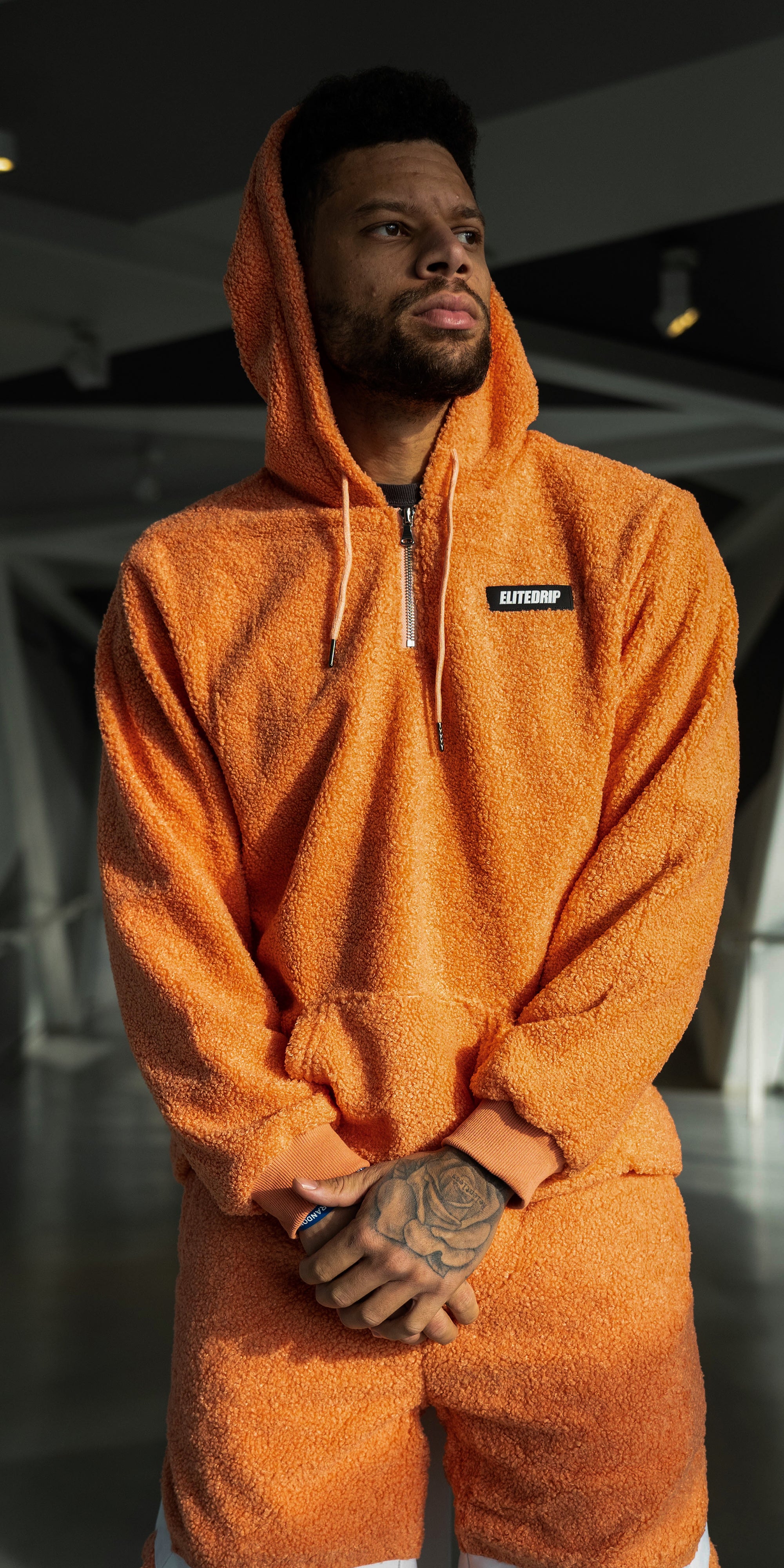 COZY ORANGE HOODIE