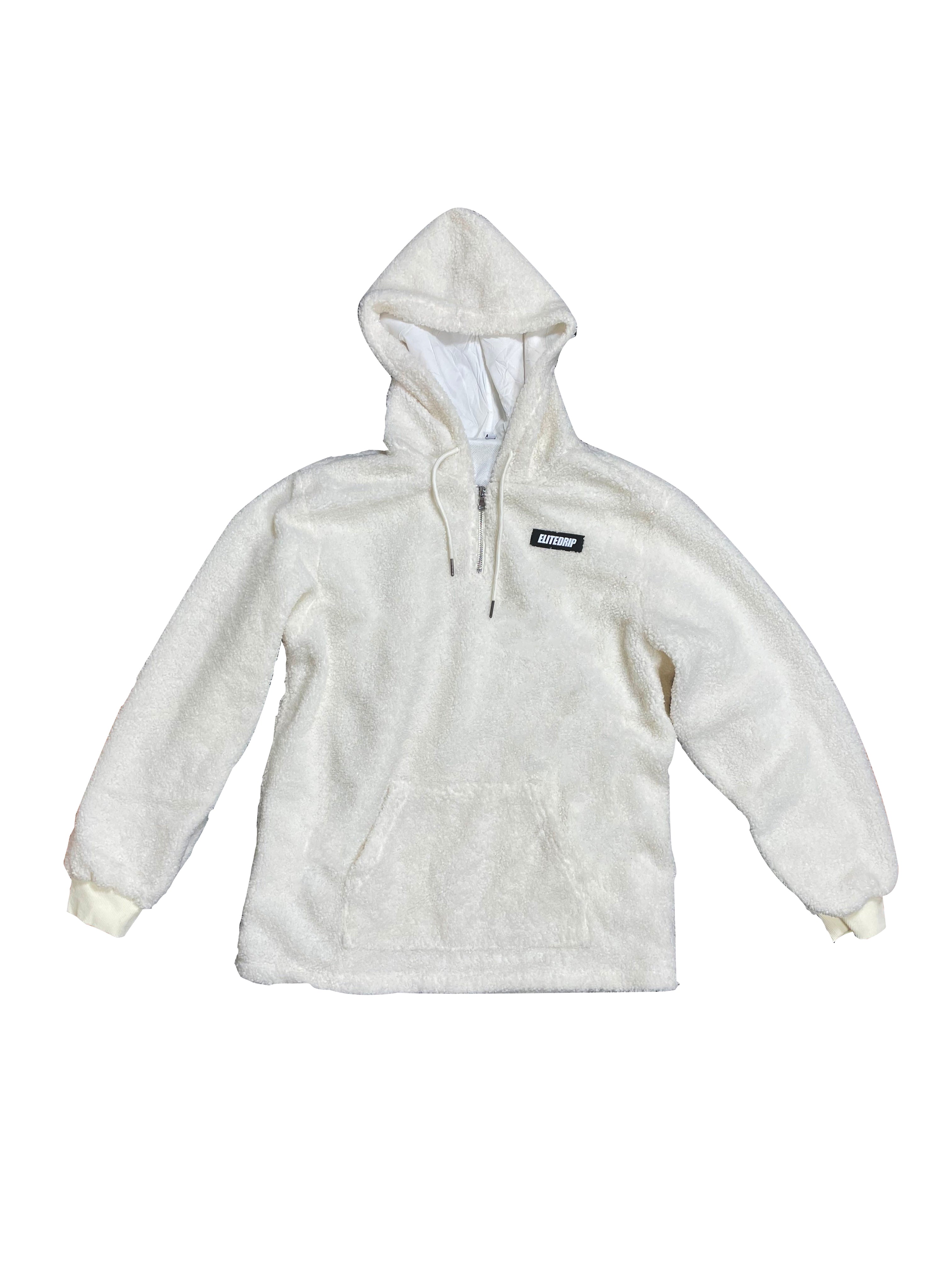 COZY WHITE HOODIE - EliteDrip