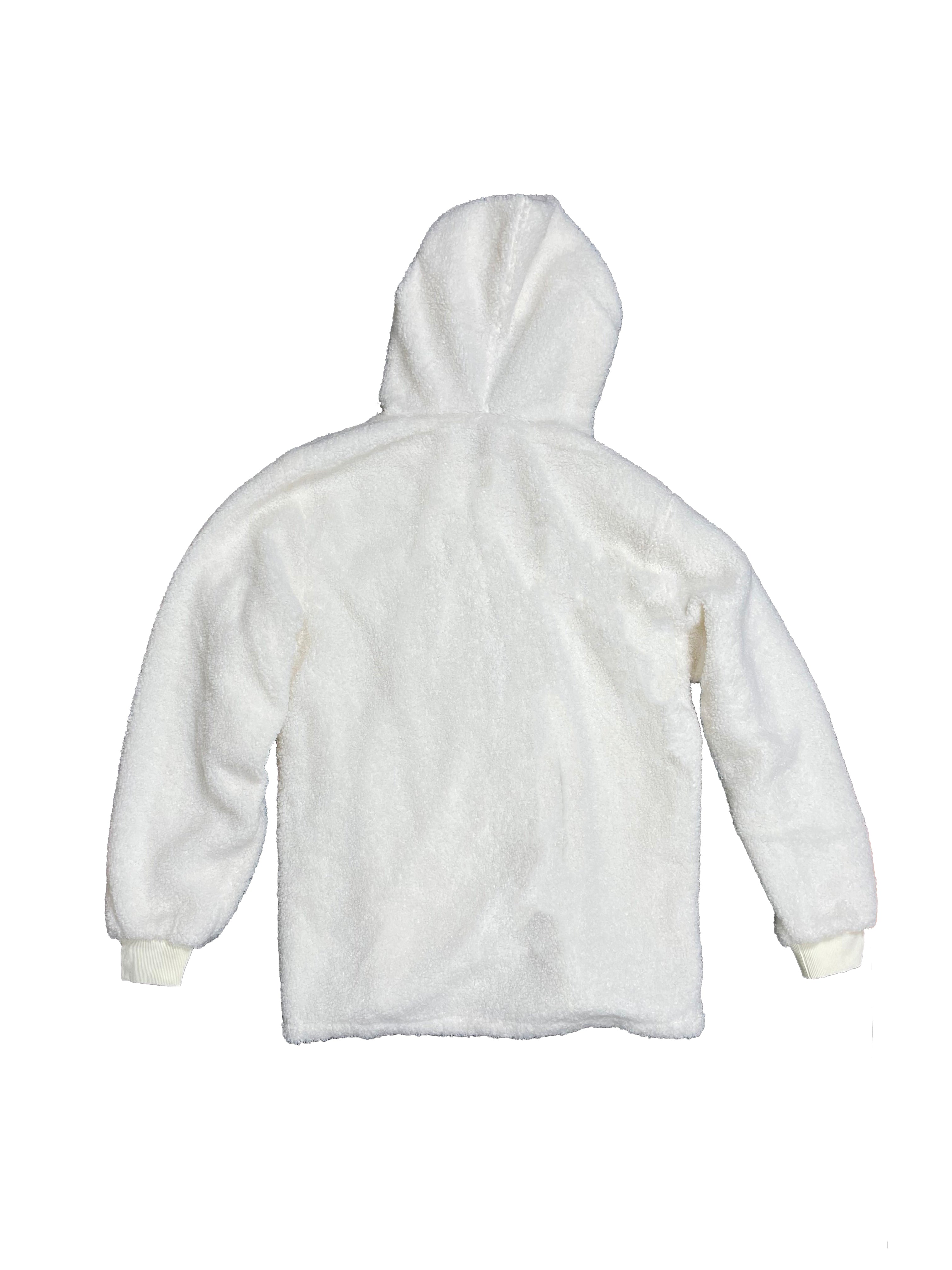 COZY WHITE HOODIE - EliteDrip